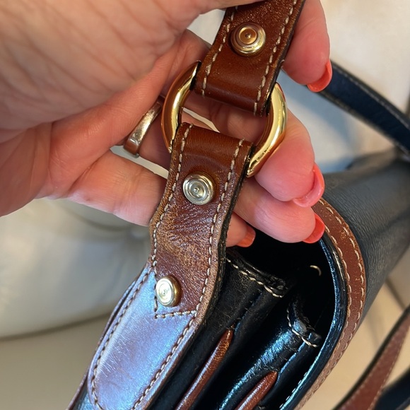 Bally vintage flap cross body pumices GENUINE pebble leather lots of space retro - Picture 6 of 16